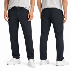Vuori Men’s Performance Meta Pants Black Stretch Casual Travel Golf Size 31 V430